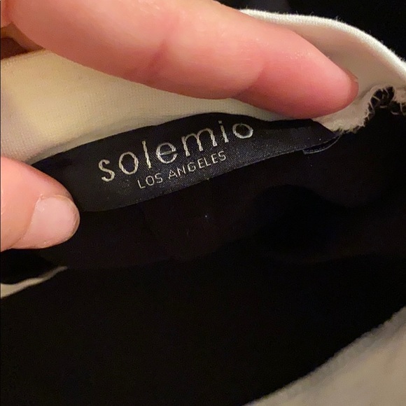 Solemio Black and White Skirt Set - Picture 4 of 5